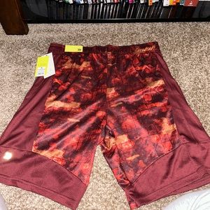 NWT red athletic shorts